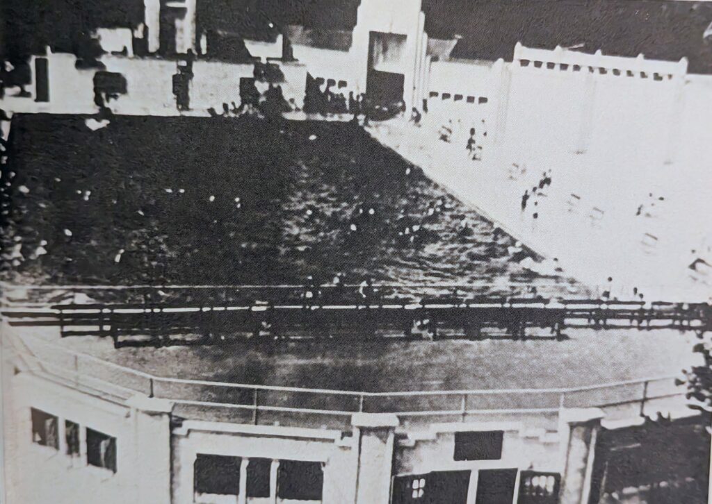 Olympic sized swimming pool added to Riverview Beach Park by owner Mr. Acton in 1936
