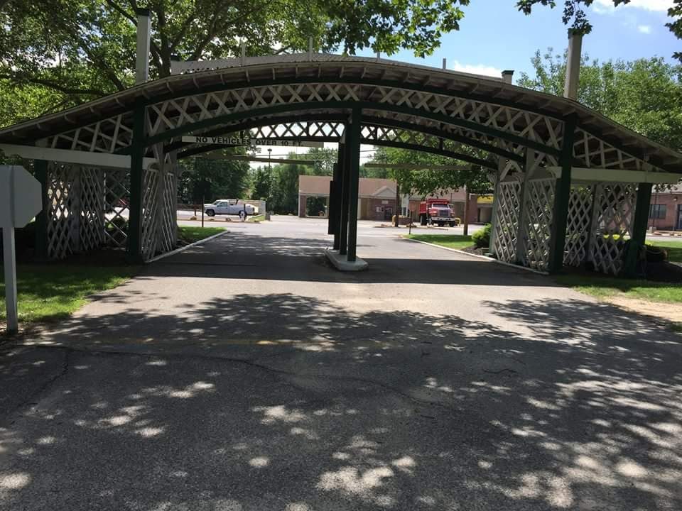Back of the Entrance of Riverview Park in Pennsville, NJ