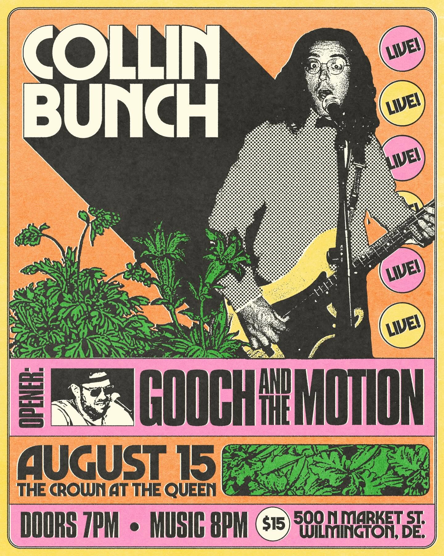 Collin Bunch at the Queen August 15, 2026