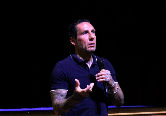 Brandon Novak speaking at the 2026 Salem County Opioid Summit (1) Brandon Novak speaking at the 2026 Salem County Opioid Summit