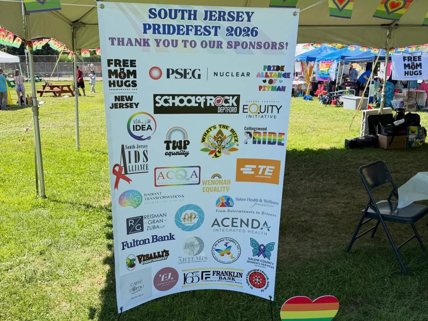 South Jersey PrideFest Event sponsors