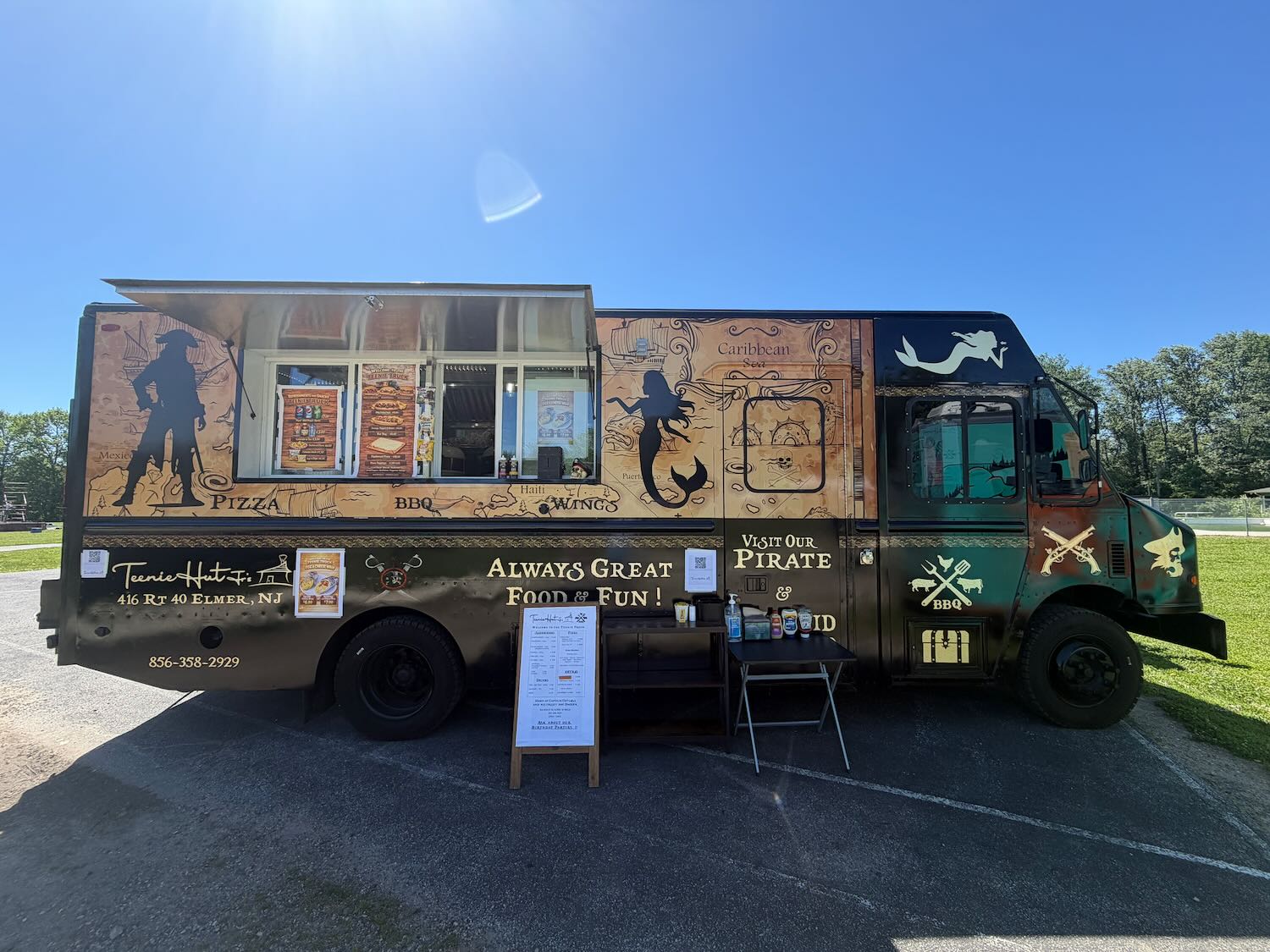Teenie Hut Jr's was just one of the food trucks on site
