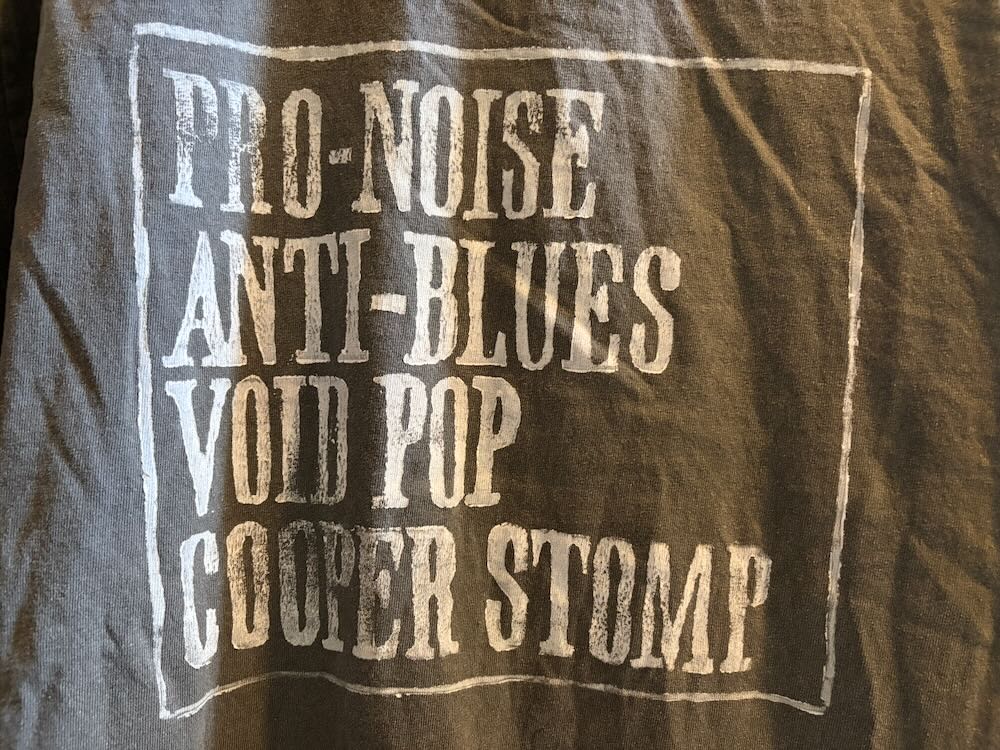 Screen printed merch by multi-talented Cooperstomp frontman Scotty Stevens