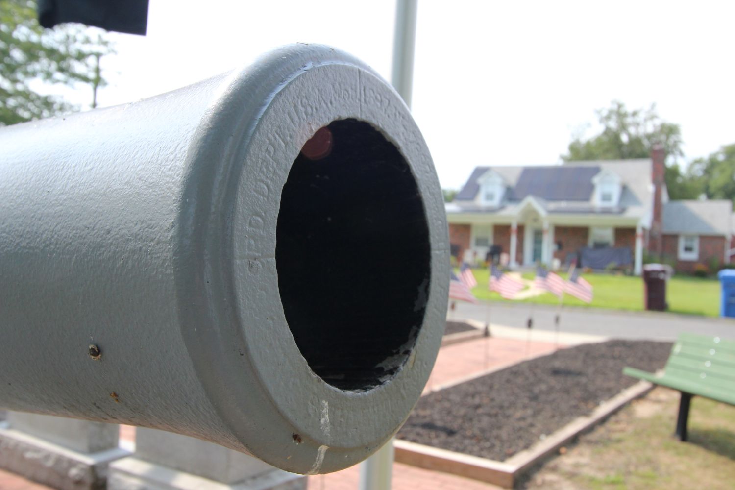 Front Barrel of the Canon with the Inscription Date of 1897