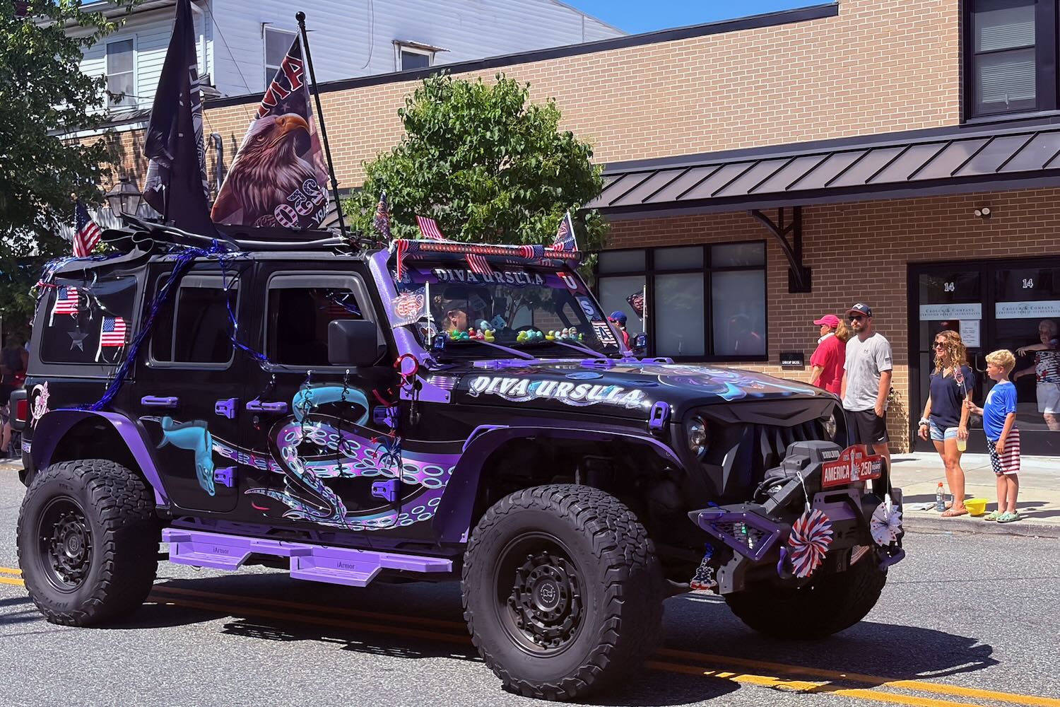 Jeep in the Woodstown Fourth of July Parade