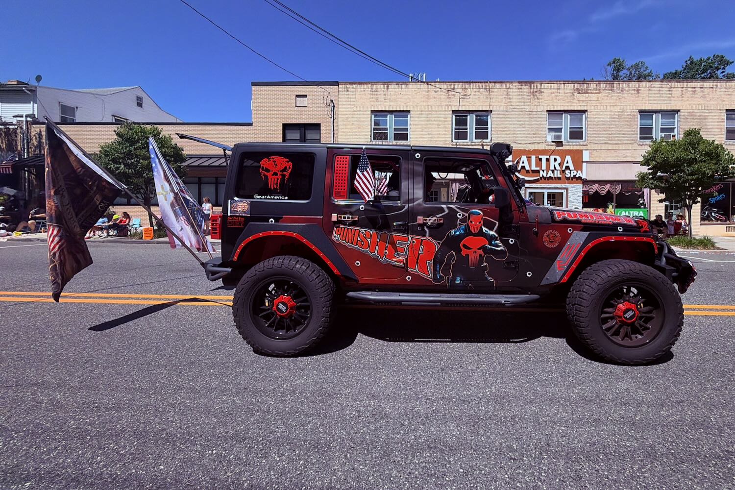 Jeep in the Woodstown Fourth of July Parade