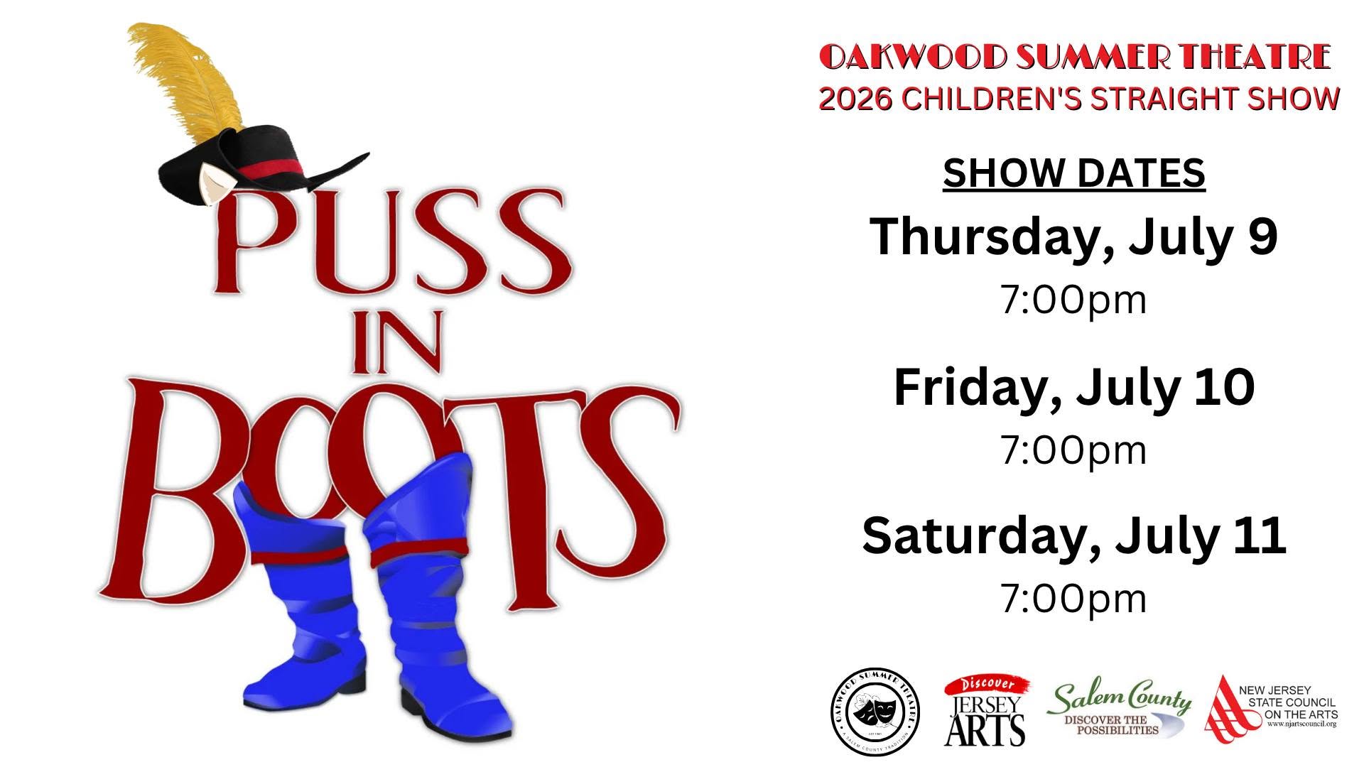 Oakwood Summer Theatre Children Straight Show: Puss in Boots