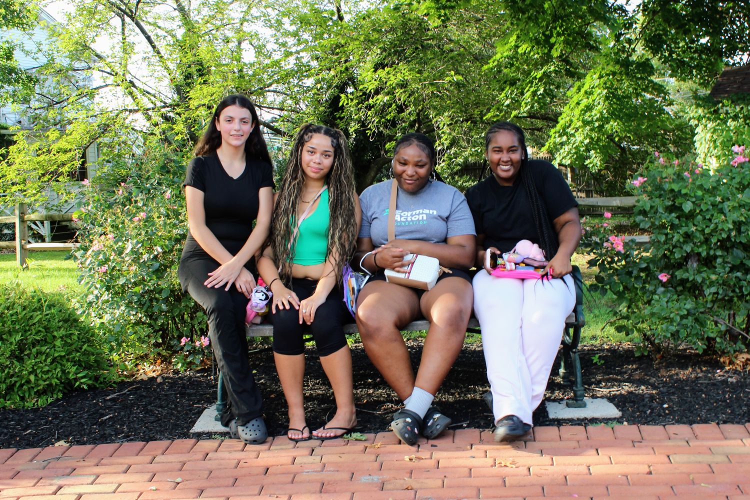 Aubrey, Ayesha, Kayla, and Tai