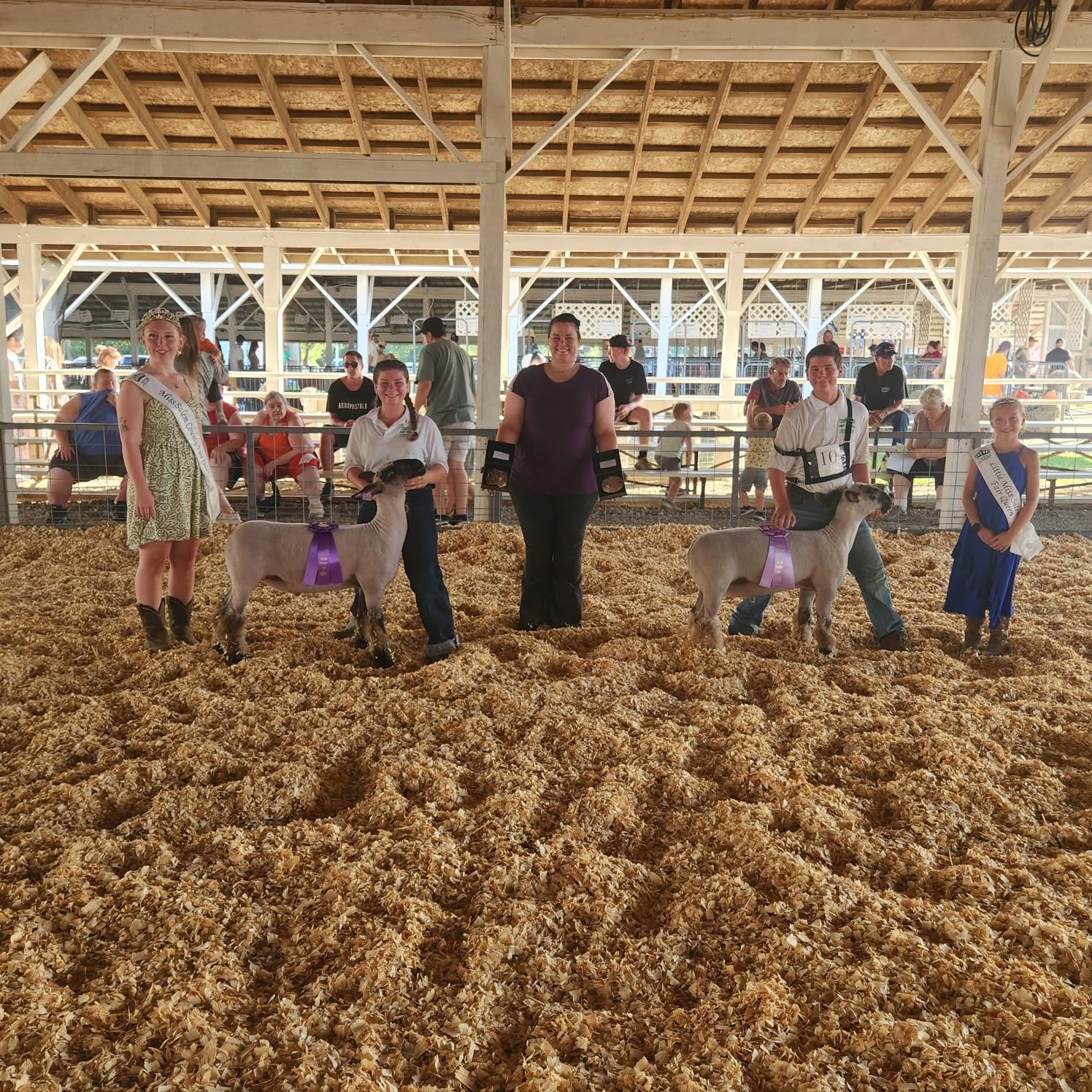 Grand Champion Rebecca String and Reserve Champion Matthew String
