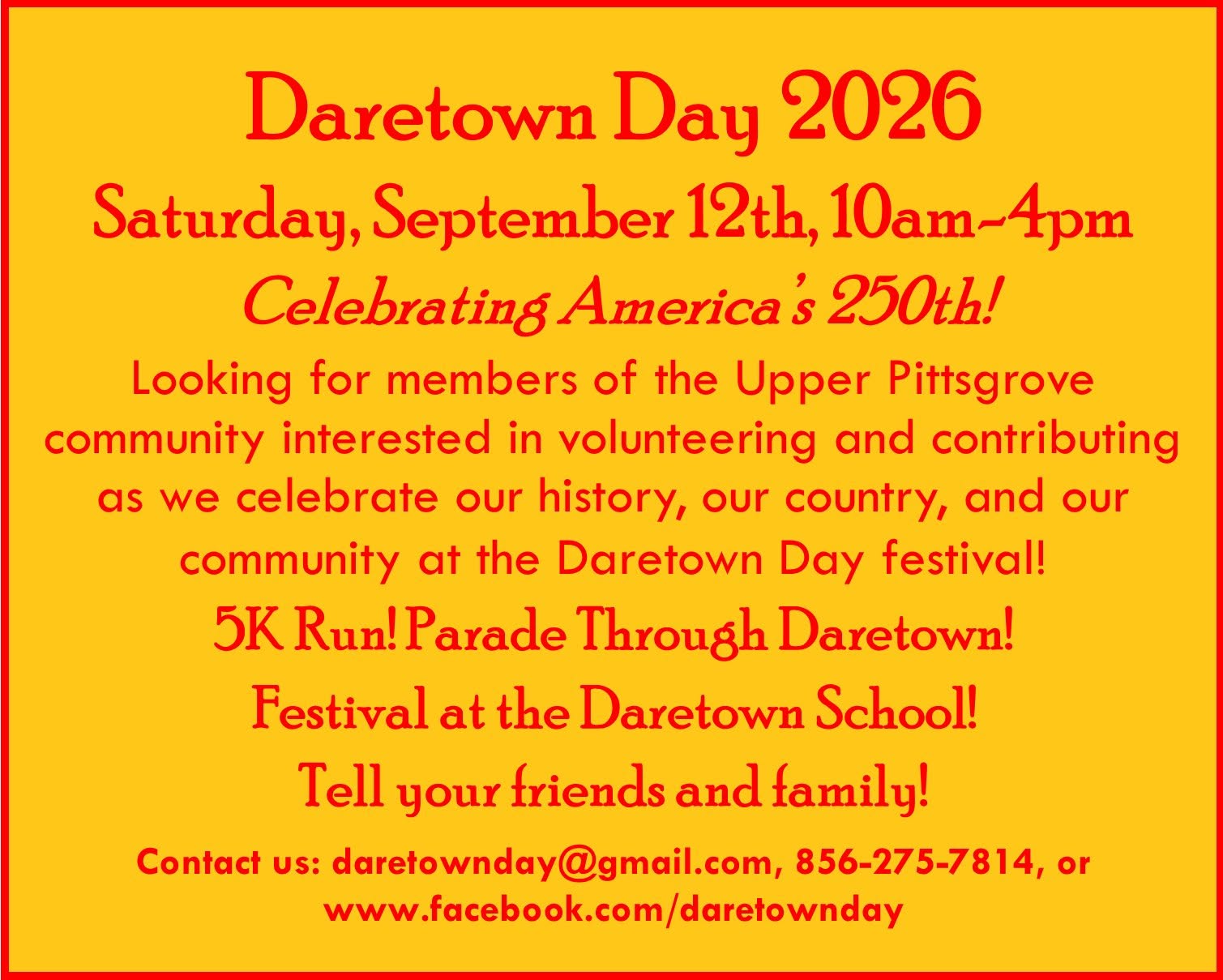 Daretown Day 2026