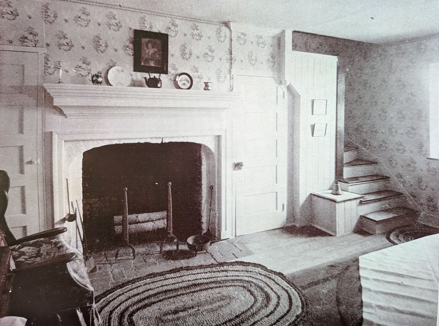 East Fireplace Dickinson House photo by Joseph S. Sickler