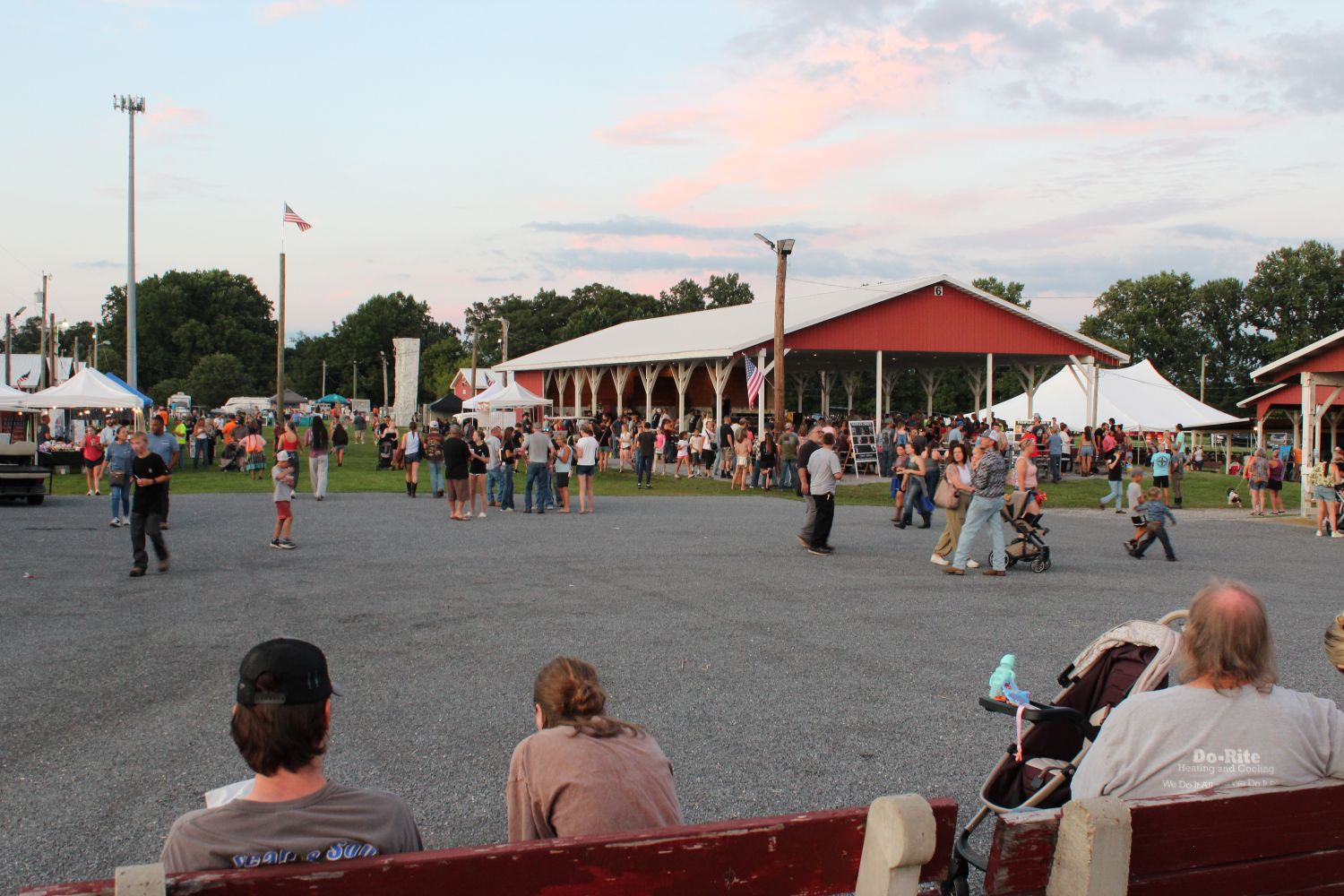 Taking a break at the Fair Day 1