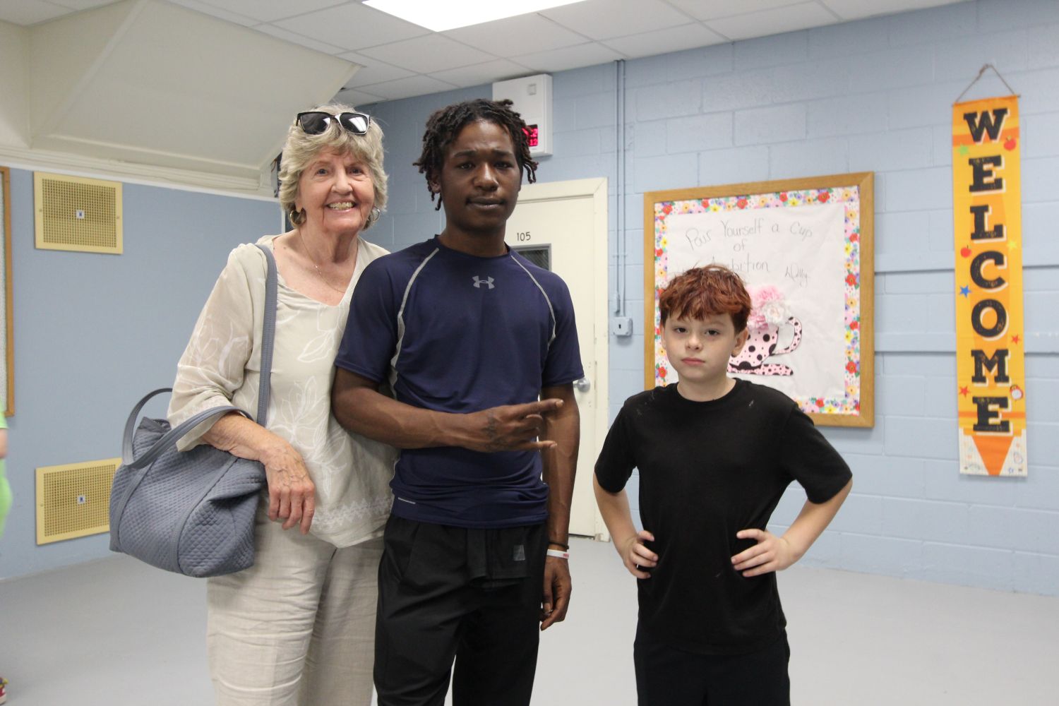 Pictured are three generations of Grads Cynthia Harris, Javion, and Jay