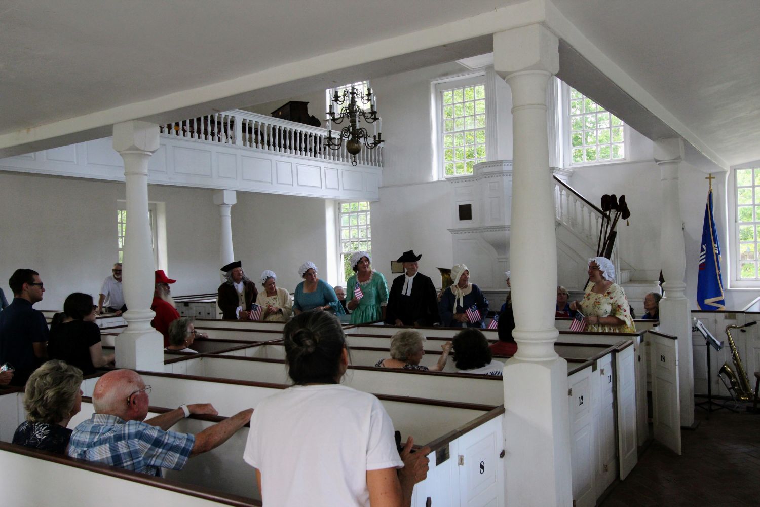 Inside the old Presbyterian Church