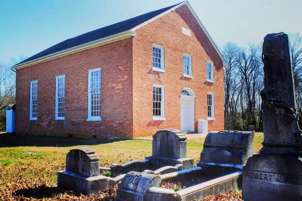 Old Pittsgrove Baptist Church - Woodstown-Daretown Rd. built 1844 to replace wood framed structure built in 1743 and used until 1893 when the new Baptist Church was built.
