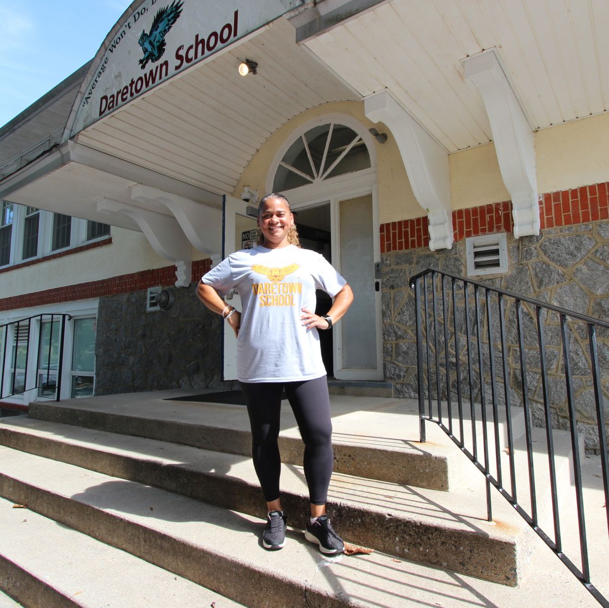 Daretown School's Principal Mrs. Rebecca Cruz Guy