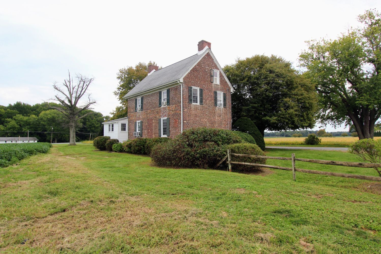 Westernly gable and back side of the Joseph Darkin House