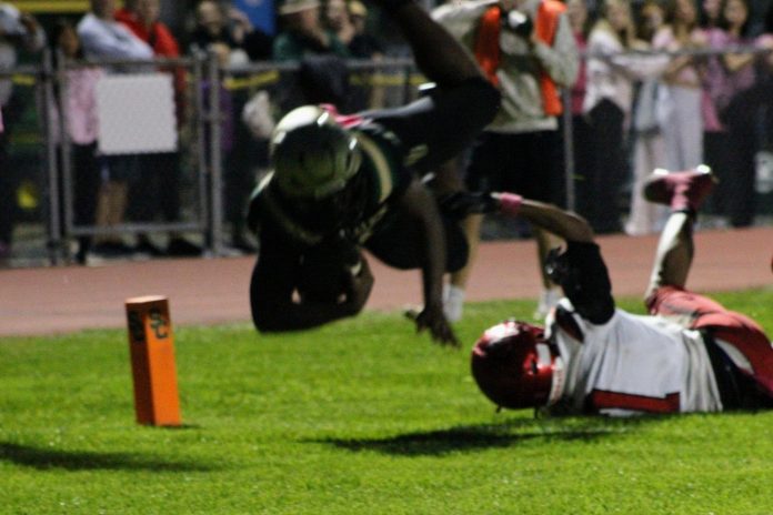 Bartee with the TD ending the 1st half Bartee with the TD ending the 1st half