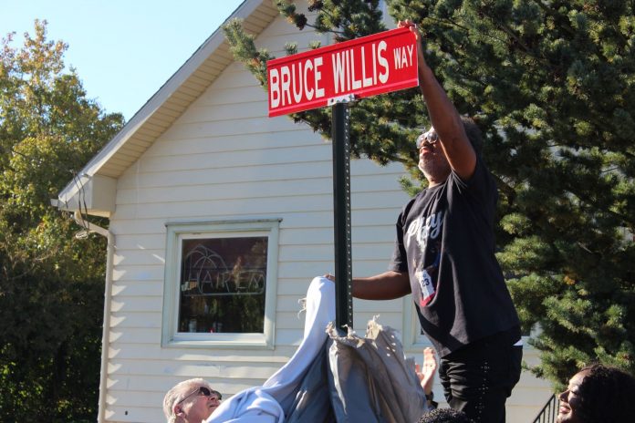 Bruce Willis Way officially