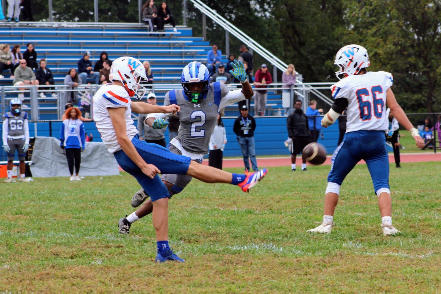 No. 2 Kamal Chatum puts pressure on Woodstown's punter