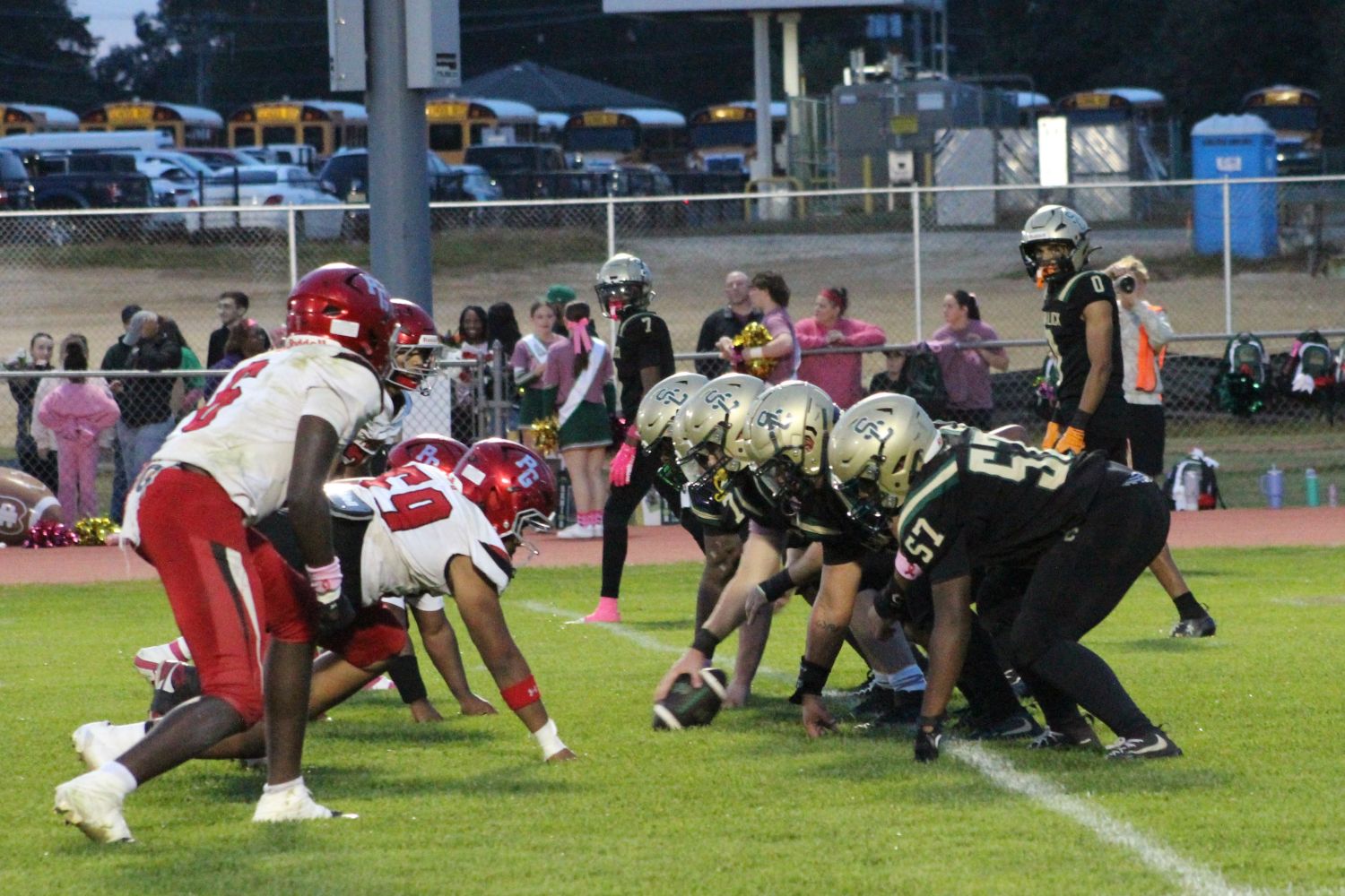 Schalicks Offensive Line vs PG Defense