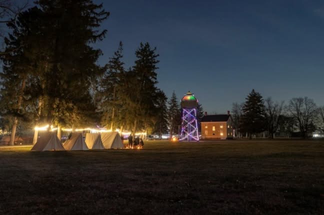 Soldiers Christmas at Fort Mott