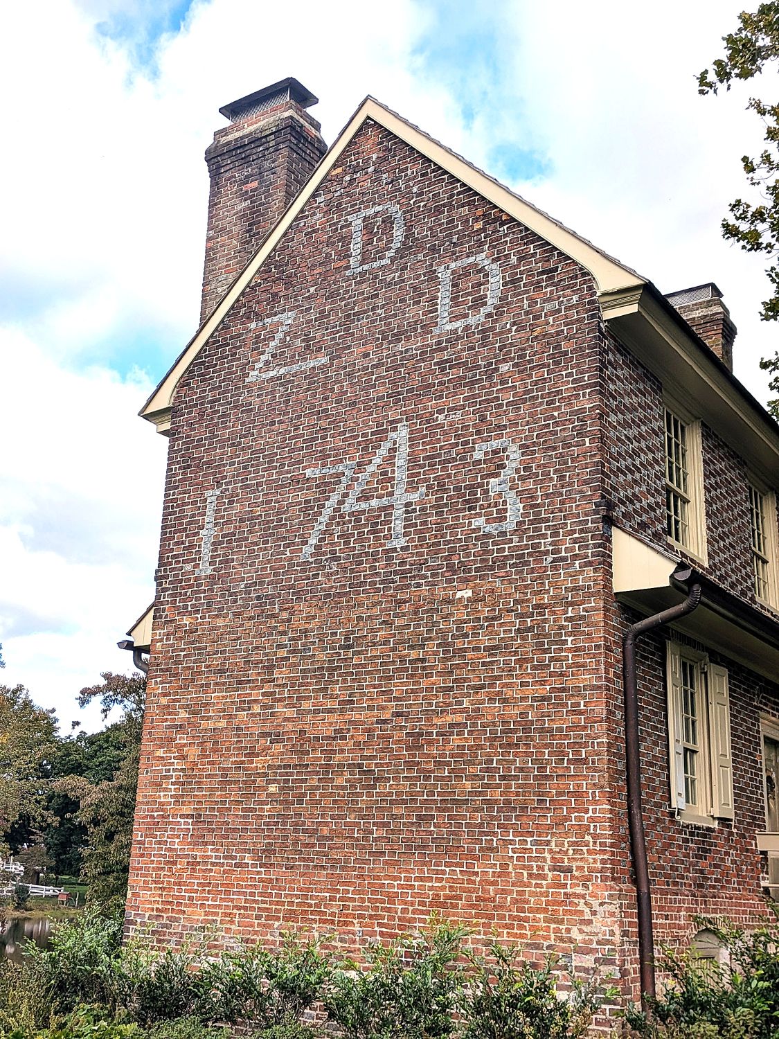 The west gable today. Photo: The News of Salem County.