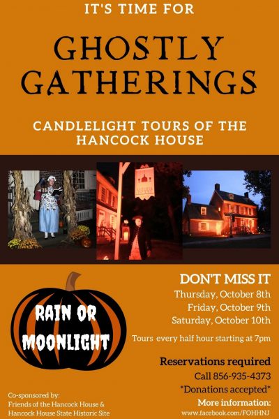 Ghostly Gatherings at the Hancock House on October 8th
